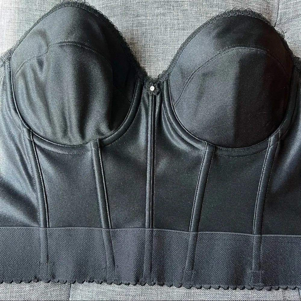 COPY - NWT Dominique Noemi Backless Strapless Balconette Bridal Bra Black Size … - Picture 9 of 16